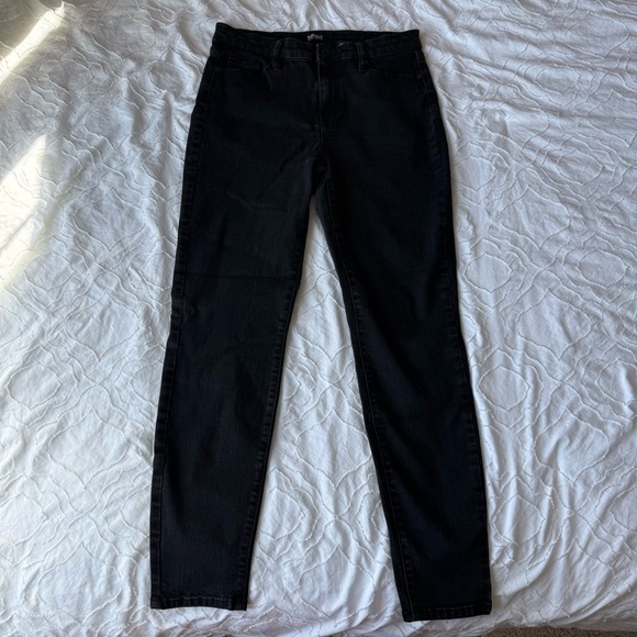 Buffalo David Bitton Women's Gray Black Washed Skinny Jeans - Picture 2 of 10